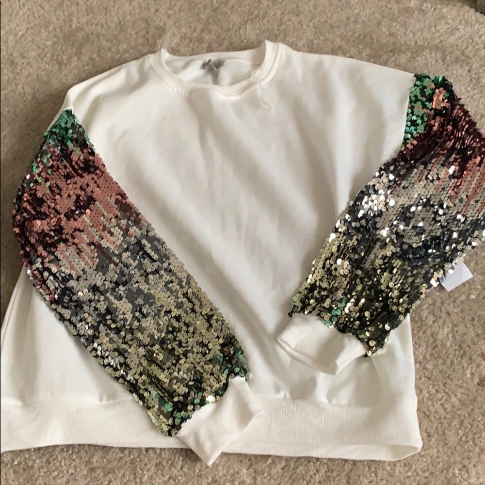Sequin Sweatshirt..